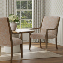Load image into Gallery viewer, Cotton Rose Pink Ivory Rose Toile Floral Upholstery Drapery Fabric