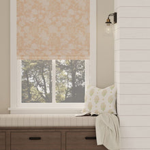 Load image into Gallery viewer, Cotton Rose Pink Ivory Rose Toile Floral Upholstery Drapery Fabric