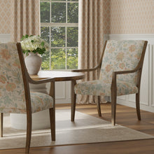 Load image into Gallery viewer, Cotton Coral Beige Green Teal Blue Floral Upholstery Drapery Fabric