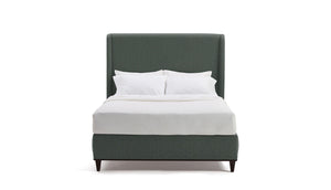 Heavy Duty Olive Green Blue Grey MCM Mid Century Modern  Boucle Upholstery Fabric FB