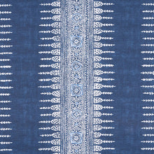 Load image into Gallery viewer, Set of Two Made to Order Thibaut Javanese Stripe Side Drapery Panels