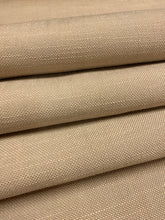 Load image into Gallery viewer, 1.5 Yard Designer Indoor Outdoor Faux Linen Taupe Neutral Upholstery Fabric WHS 4650