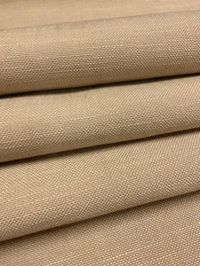 1.5 Yard Designer Indoor Outdoor Faux Linen Taupe Neutral Upholstery Fabric WHS 4650