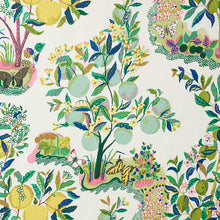 Load image into Gallery viewer, Pair of Custom Made Schumacher Citrus Garden Pillow Covers - Both Sides