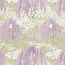 Load image into Gallery viewer, Set of Two Made to Order Thibaut Willow Tree Side Drapery Panels