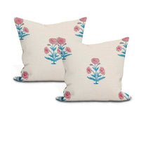 Load image into Gallery viewer, Schumacher poppy hand block print pillow cover 