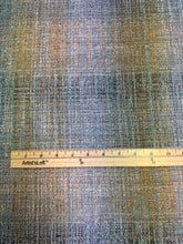 Load image into Gallery viewer, Brentano 4589 Astral Floating Lantern Blue Copper Tweed Plaid  Design Water Stain Resistant Upholstery Drapery Fabric STA 5081