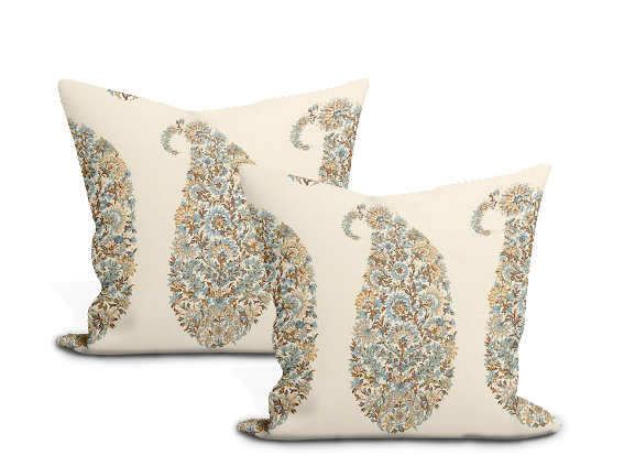 Schumacher Shirala Paisley Pillow Cover