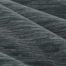 Load image into Gallery viewer, Denim Blue Easy to Clean Textured MCM Mid Century Modern Chenille Upholstery Drapery Fabric FB