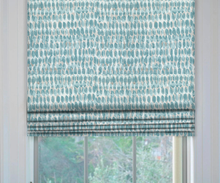 Load image into Gallery viewer, Thibaut Rain Water Roman Shade