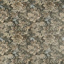 Load image into Gallery viewer, Custom Pillow Cover in Thibaut Night Garden in Brown - One Side