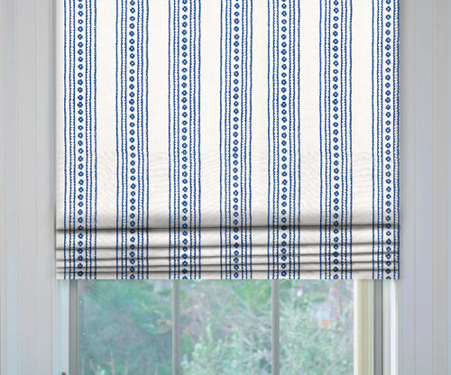 Thibaut New Haven Stripe Roman Shade