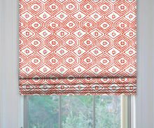 Load image into Gallery viewer, Thibaut Pass-A-Grille Roman Shade