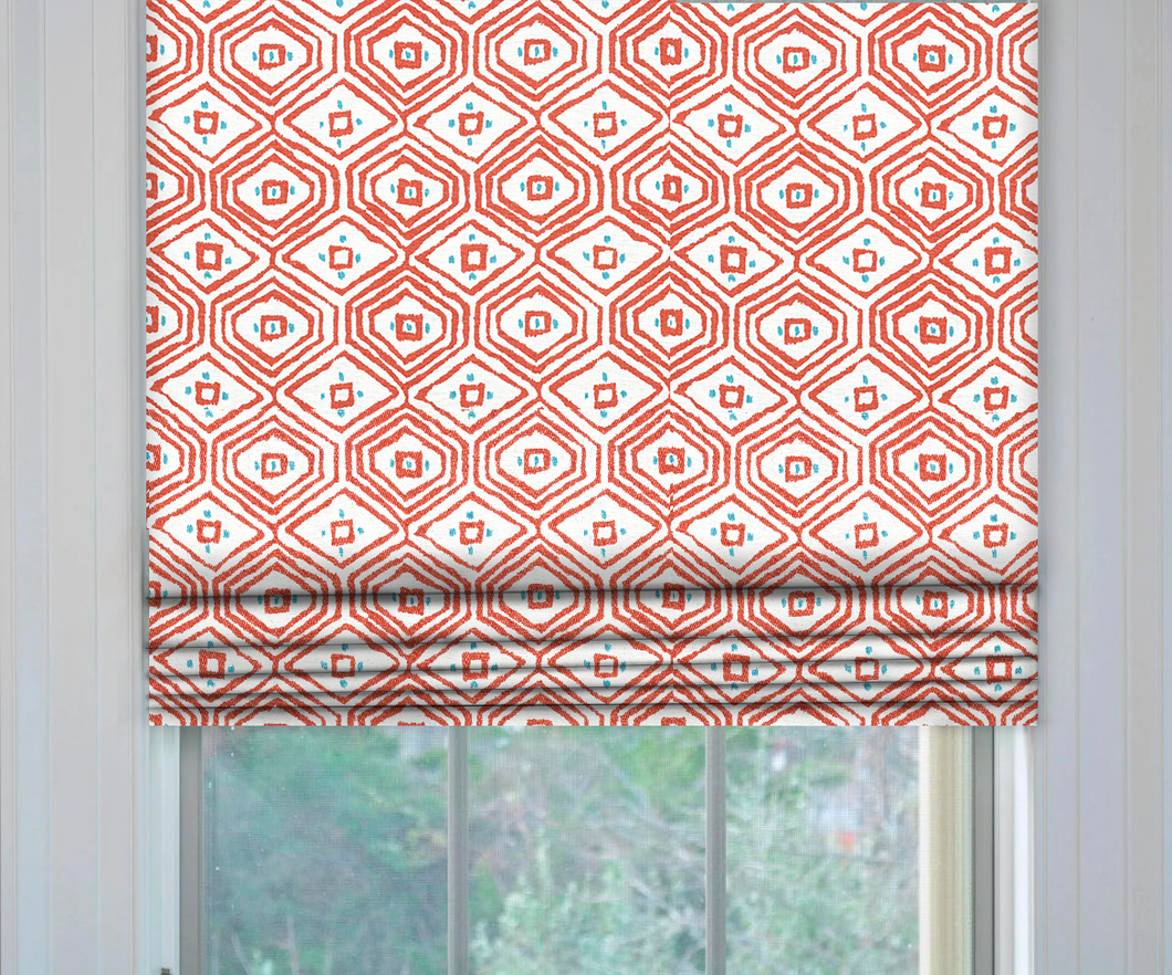 Thibaut Pass-A-Grille Roman Shade