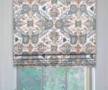 Load image into Gallery viewer, Thibaut Persian Carpet Roman Shade