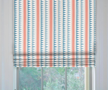 Load image into Gallery viewer, Thibaut Lomita Stripe Roman Shade