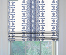 Load image into Gallery viewer, Thibaut Akola Stripe Roman Shade