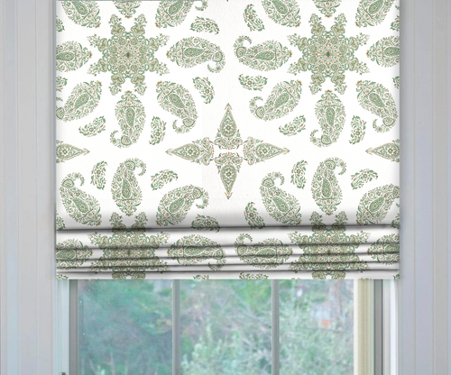 Thibaut East India Roman Shade