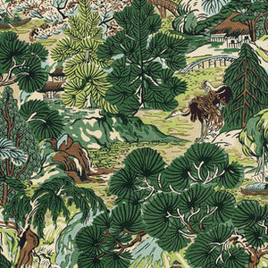 Made to Order Thibaut Pagoda Trees Roman Shade Colors 1-5