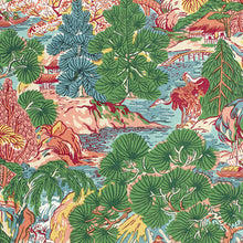 Load image into Gallery viewer, Made to Order Thibaut Pagoda Trees Roman Shade Colors 1-5
