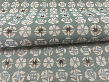 Load image into Gallery viewer, Brentano 6503-03 Memento - Seaglass Performance Stain Resistant Geometric Seafoam Navy Taupe Upholstery Fabric