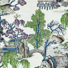 Load image into Gallery viewer, Made to Order Thibaut Asian Scenic Roman Shade Colors 1-5