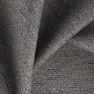 Stain Resistant Heavy Duty MCM Mid Century Modern Tweed Chenille Grey Navy Blue Upholstery Fabric FB