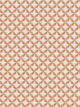 Load image into Gallery viewer, Cotton Cream Coral Geometric Drapery Fabric FB