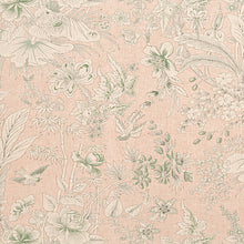 Load image into Gallery viewer, Set of Two Made to Order Thibaut Rosalind Floral Side Drapery Panels