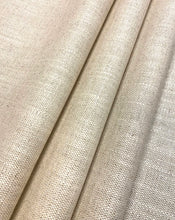 Load image into Gallery viewer, Designer Beige Tweed MCM Mid Century Modern Linen Viscose Upholstery Fabric 4628