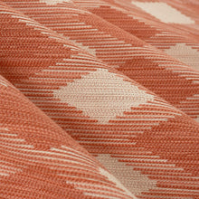 Load image into Gallery viewer, Bella Dura Indoor Outdoor Bella Sol Geometric Coral Upholstery Drapery Fabric FB