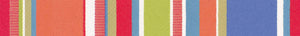 Bella Dura Indoor Outdoor Boardwalk Stripe Paradise Hot Pink Blue Green Coral Cream Upholstery Drapery Fabric FB