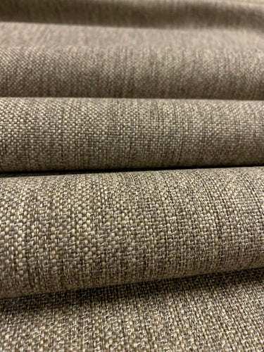 Designer Water & Stain Resistant Taupe MCM Mid Century Modern Tweed Upholstery Fabric WHS 4576