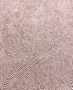 Kravet Dendera Rose Clay Lavender Abstract Water & Stain Resistant Chenille Upholstery Fabric STA 5090