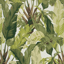 Load image into Gallery viewer, Set of Two Made to Order Thibaut Travelers Palm Side Drapery Panels