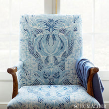 Load image into Gallery viewer, Pair of Custom Made Schumacher Cap Ferrat Pillow Covers - Both Sides