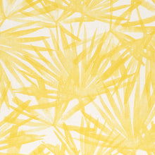 Load image into Gallery viewer, Pair of Custom Made Schumacher Sunlit Palm Linen Pillow Covers - Both Sides