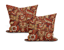 Load image into Gallery viewer, Schumacher Velours Oriental Pillow Cover