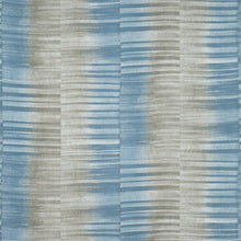 Load image into Gallery viewer, Set of Two Made to Order Thibaut Mekong Stripe Side Drapery Panels