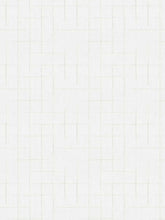 Load image into Gallery viewer, Linen Cream Taupe Plaid Drapery Fabric FB
