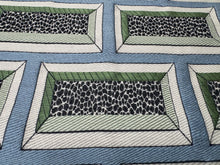 Load image into Gallery viewer, High-End Rubelli Dappled Brick Sky Blue By Artist Luke Edward Hall Features Three Dimensional Brick Pattern Woven Upholstery Fabric
