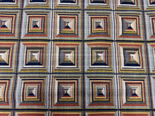 Load image into Gallery viewer, Remnant S. Harris Senecio Java Masterclass Texture Geometry Quilting Block Design Heavy Tapestry Upholstery Fabric STA 6425