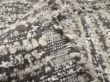 Load image into Gallery viewer, Remnant Kravet Donghia Blur The Lines Grey Silver White Multi Tonal Stria/ Stripe Texture Luxury Canvas Woven Fabric STA 6450