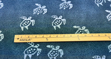 Load image into Gallery viewer, Remnant 1.8 yards Schumacher Painted Turtles Aegean Outdoor Indoor Fabric STA 6426