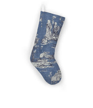 Load image into Gallery viewer, Thibaut Cheng Toile Christmas Stocking