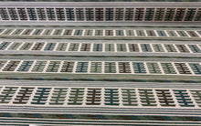 Load image into Gallery viewer, Gaston Y Daniela Toro Sentado Verde Green Ethnic Embroidery Design Unique Stripe Geometric Pattern Upholstery Fabric