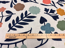 Load image into Gallery viewer, Christopher Farr
Array Dark Indigo By Makoto Kagoshima Chariots On Fire Hand Printed in England Linen Fabric STA 6405