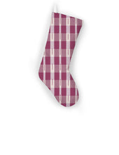 Load image into Gallery viewer, Thibaut Ellastone Check Christmas Stocking