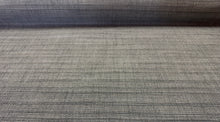 Load image into Gallery viewer, Perennials Snazzy Pumice Neutral Grey Beige Multi tonal Woven Horizontal Stripe Pattern Luxury Performance Upholstery Fabric