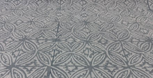 Load image into Gallery viewer, Galbraith &amp; Paul Casita 
Light Robin's Egg Soft Blue Green Hand-Block Printed Geometric Linen Upholstery Fabric STA 6366